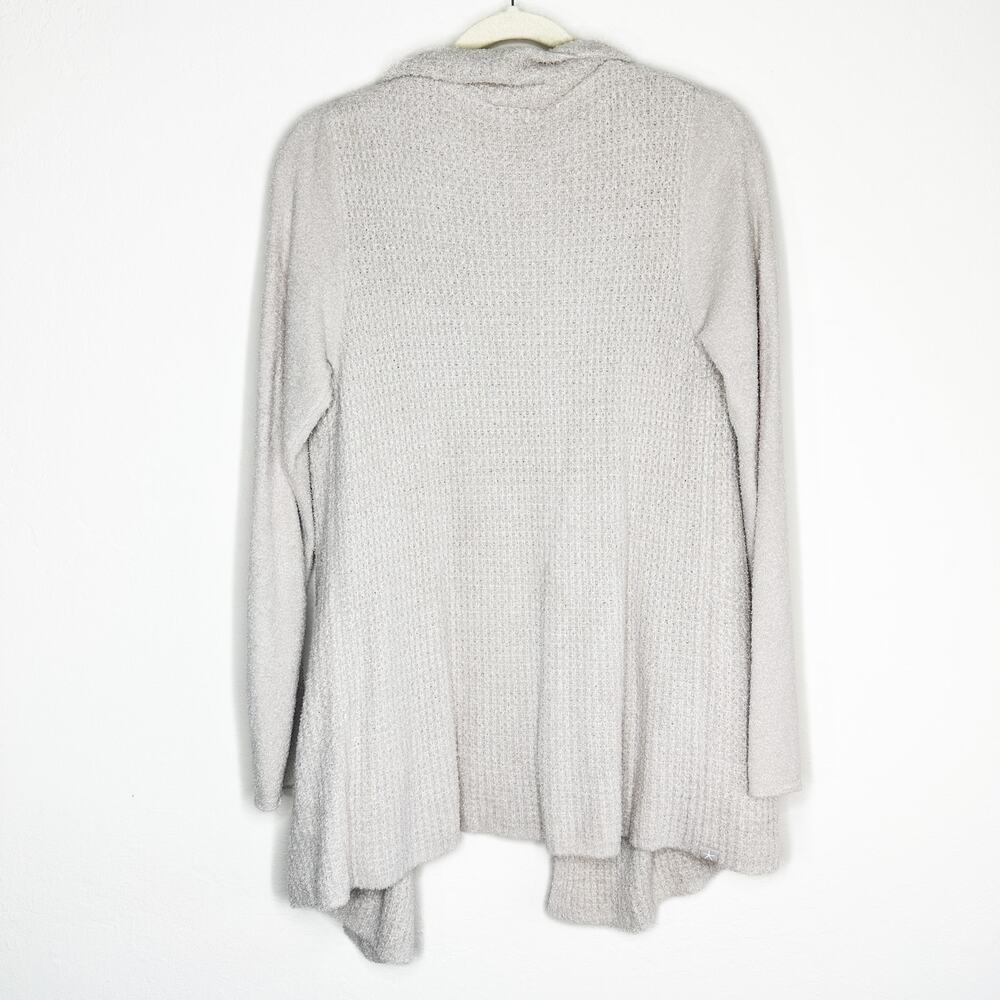 Barefoot Dreams Cozy Chic Lite Coastal Soft Knit Bisque Cardigan Sweater Medium - Picture 8 of 14